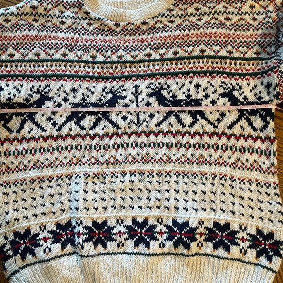 American Portrait Sweater Sz L - Picture 3 of 5
